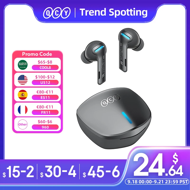 QCY G1 ΠΠ³ΡΠΎΠ²ΡΠ΅ Π½Π°ΡΡΠ½ΠΈΠΊΠΈ 45ms Ρ Π½ΠΈΠ·ΠΊΠΎΠΉ Π·Π°Π΄Π΅ΡΠΆΠΊΠΎΠΉ, ΡΡΠ΅ΡΠ΅ΠΎ Π·Π²ΡΠΊ ΠΏΠΎΠ·ΠΈΡΠΈΠΎΠ½ΠΈΡΠΎΠ²Π°Π½ΠΈΡ TWS V5.2 Bluetooth Π½Π°ΡΡΠ½ΠΈΠΊΠΈ 4 Mic + ENC Π±Π΅ΡΠΏΡΠΎΠ²ΠΎΠ΄Π½Π°Ρ Π³Π°ΡΠ½ΠΈΡΡΡΠ° QCY G1 ΠΠ³ΡΠΎΠ²ΡΠ΅ Π½Π°ΡΡΠ½ΠΈΠΊΠΈ 45ms Ρ Π½ΠΈΠ·ΠΊΠΎΠΉ Π·Π°Π΄Π΅ΡΠΆΠΊΠΎΠΉ, ΡΡΠ΅ΡΠ΅ΠΎ Π·Π²ΡΠΊ ΠΏΠΎΠ·ΠΈΡΠΈΠΎΠ½ΠΈΡΠΎΠ²Π°Π½ΠΈΡ TWS V5.2 Bluetooth Π½Π°ΡΡΠ½ΠΈΠΊΠΈ 4 Mic + ENC Π±Π΅ΡΠΏΡΠΎΠ²ΠΎΠ΄Π½Π°Ρ Π³Π°ΡΠ½ΠΈΡΡΡΠ°