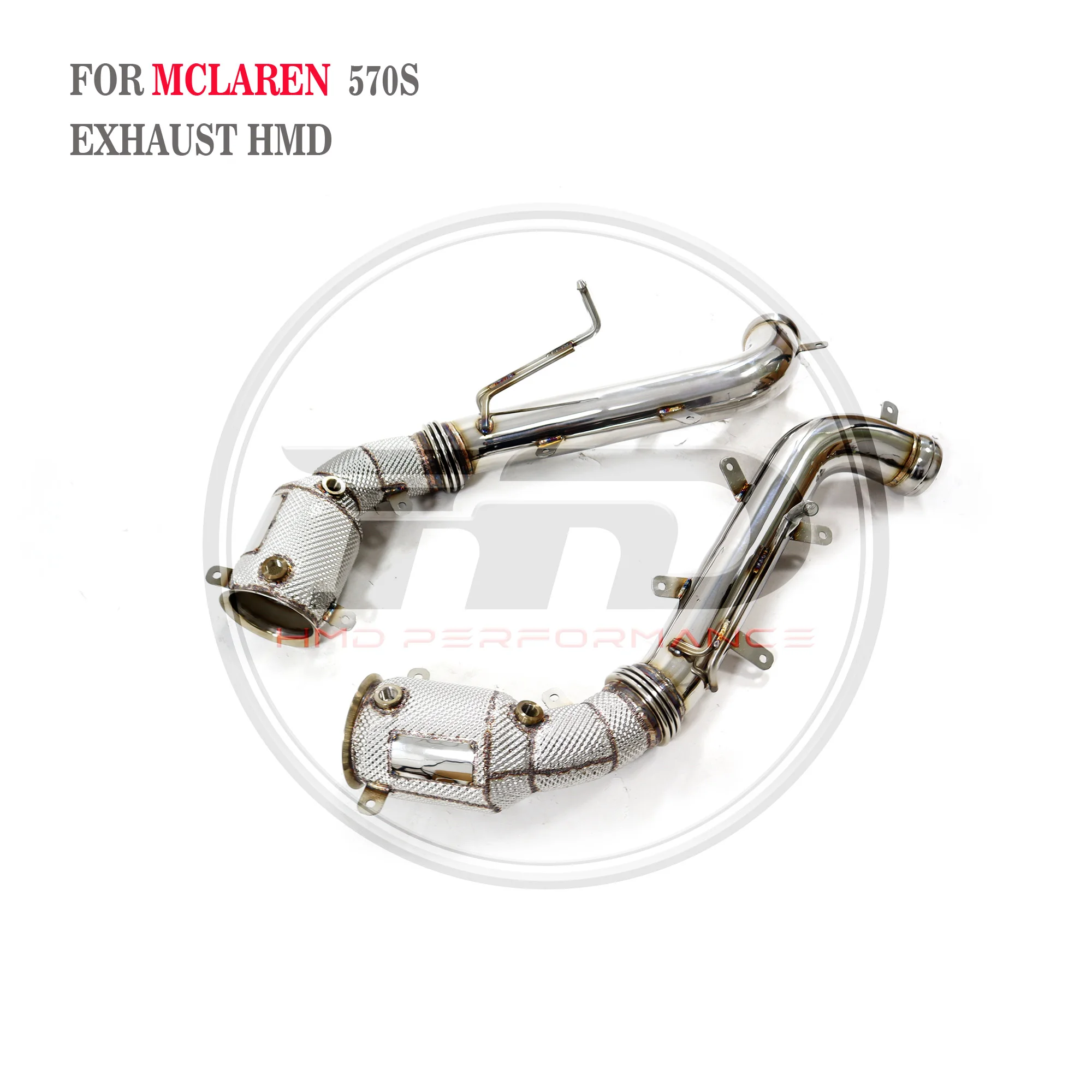 Выхлопная труба HMD из нержавеющей стали подходит для Mclaren 570S запчасти модификации