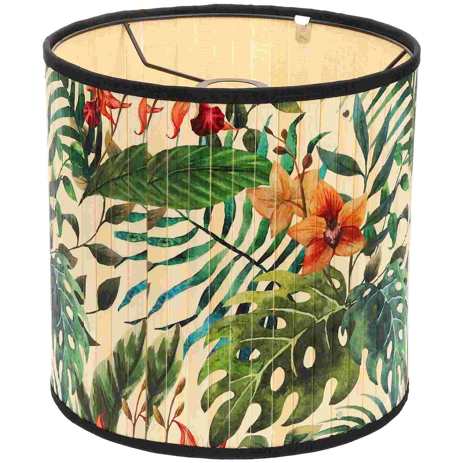 

Decorative Bamboo Lamp Shade Pendant Light Shade Home Light Fixture Accessory