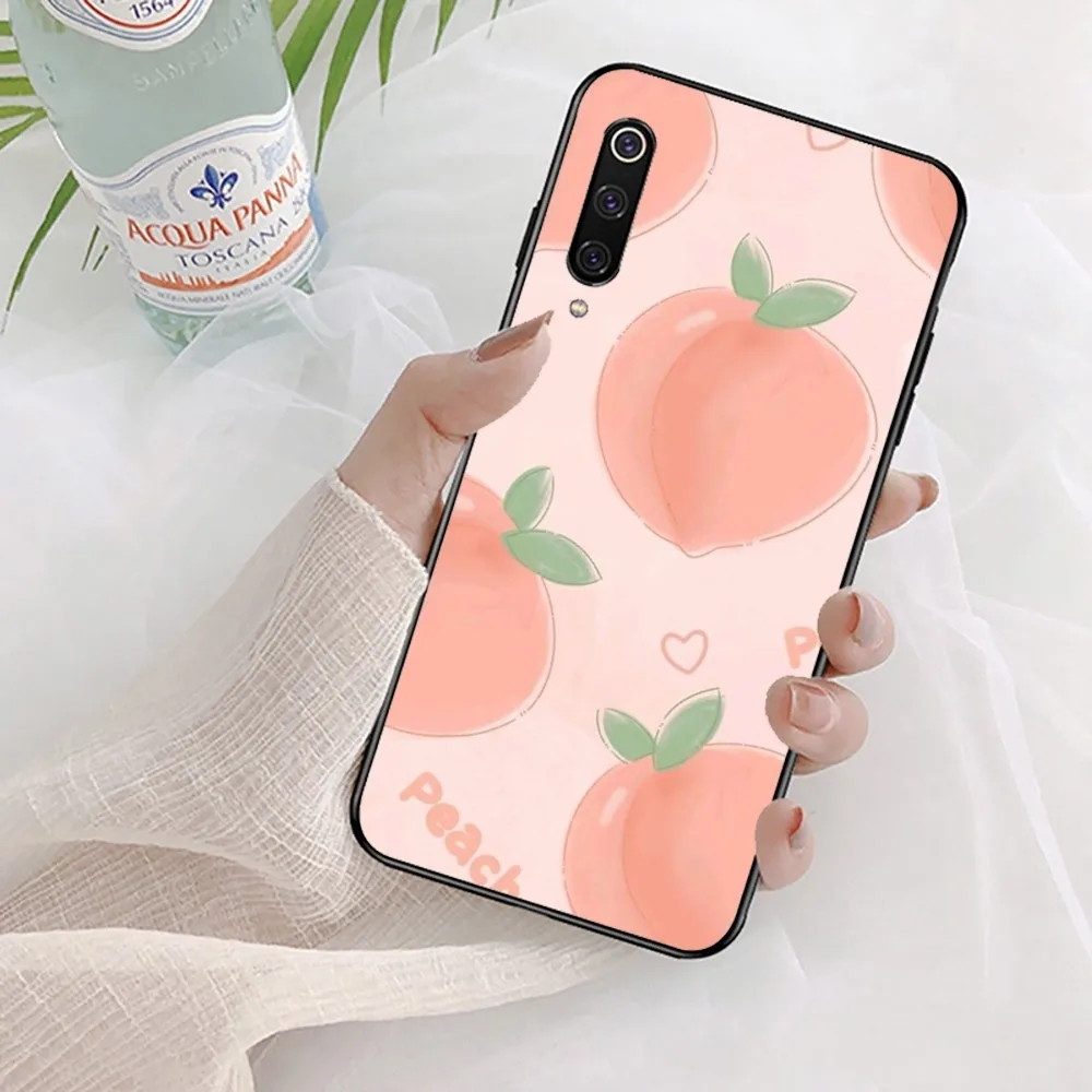 Чехол для телефона с изображением фруктов персика Xiaomi Mi 5X 8 9 10 11 12 lite pro 10T PocoX3pro PocoM3