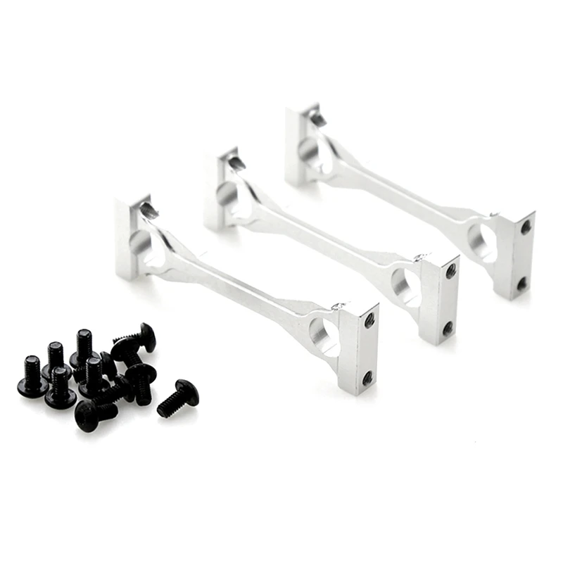 

3Pcs Metal Middle Chassis Mount For 1/14 Tamiya Tractor Truck RC Model Car Upgrade Parts