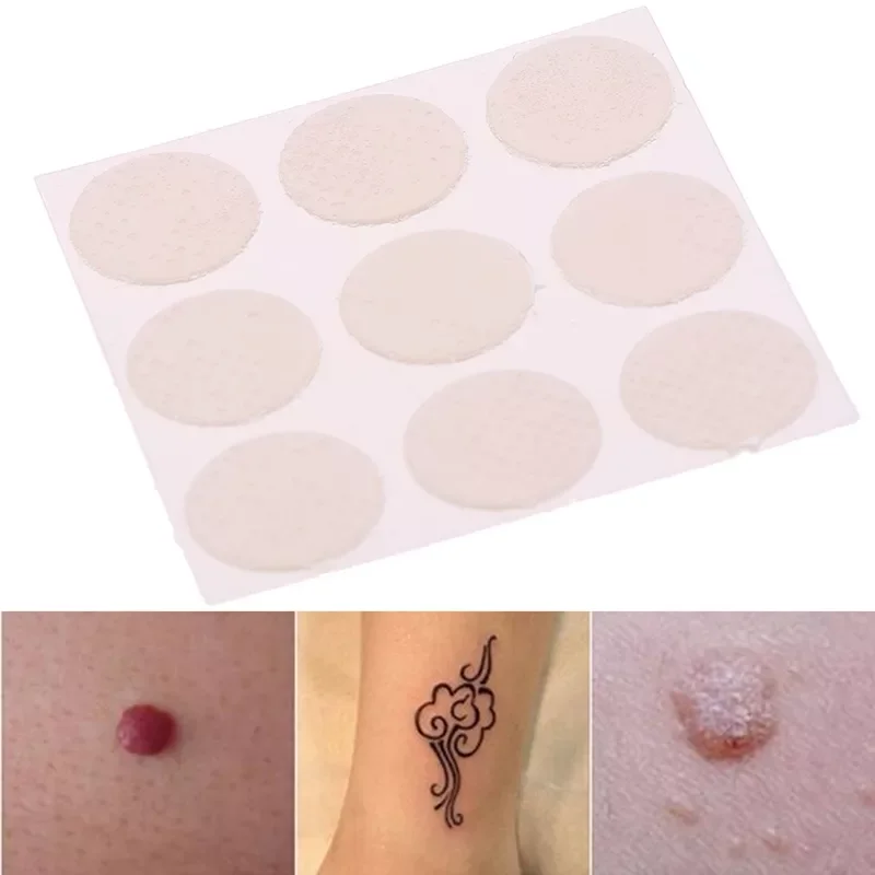 

9Patches/sheet Silicone Gel Scar Sheet Removal Patch Reusable Acne Gel Scar Therapy Sheet Skin Repair Effect Dilute Acne Marks
