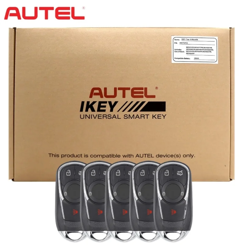 5 шт. Autel IKEYOL004AL универсальный интеллектуальный дистанционный ключ 4 кнопки для Buick