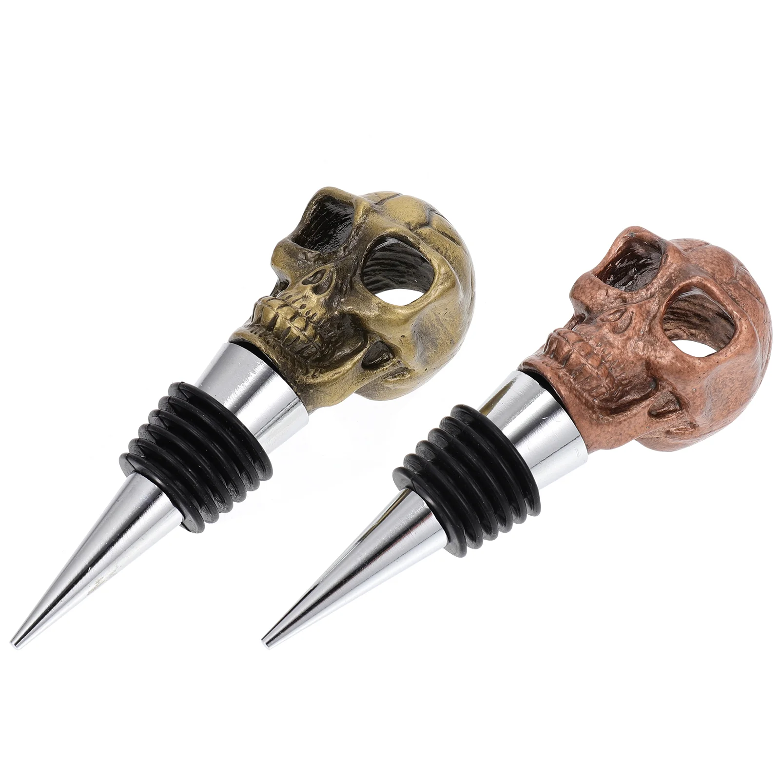 2 шт. пробки для еды пробка бутылок с черепом напитков из алюминиевого сплава