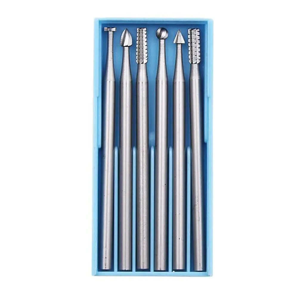 

Набор из 6 абразивных инструментов из вольфрамовой стали