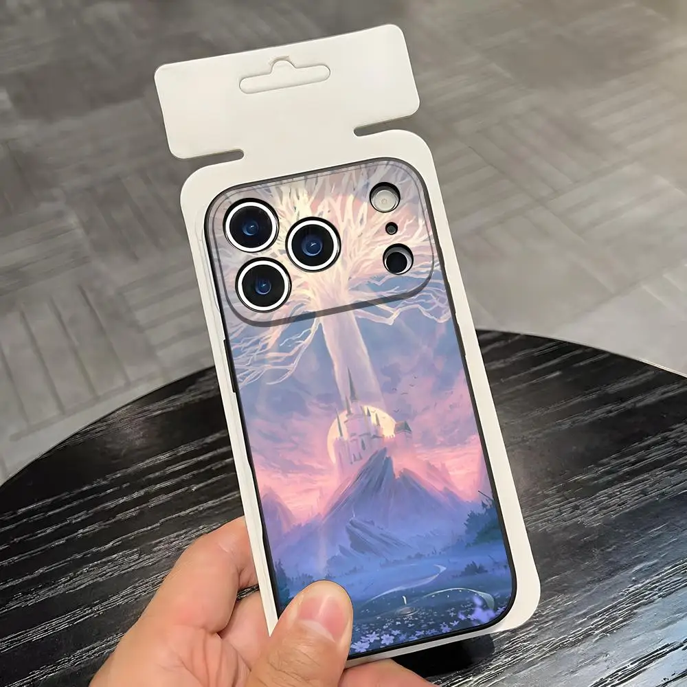 Фото Чехол для телефона E-Elden R-Ring для iPhone 17 Air 16 E Pro Max 15 14 13 Mini 12 Pro 11 Max Plus, черный, мягкий, силиконовый №4