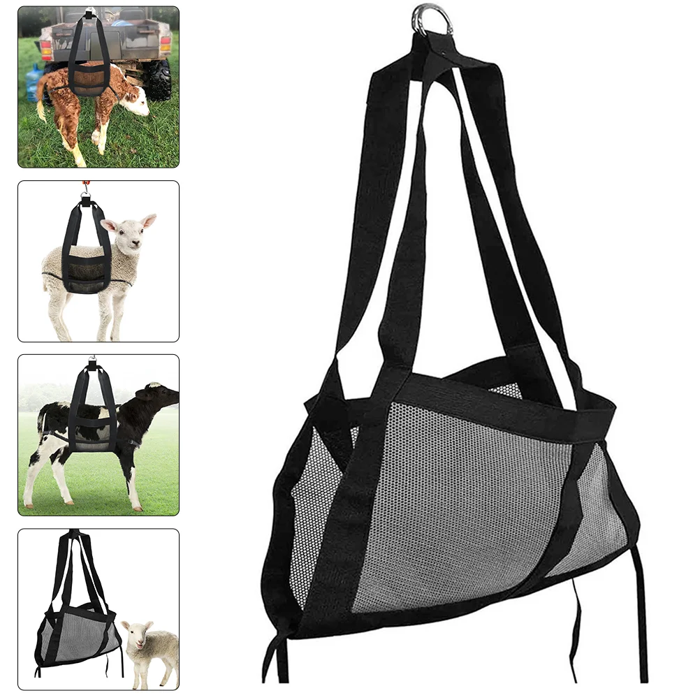 

Sling Weigh Hammock Dog Calf Harness Weighing Lift Pet Goat Mesh Grooming Scale Animals Puppy Animal Assist Tool Cow Deer Cat