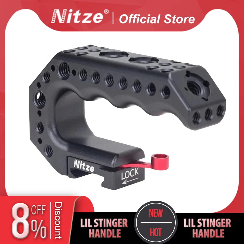 

NITZE LIL STINGER HANDLE WITH QR NATO CLAMP AND NATO RAIL - PA28M-AK