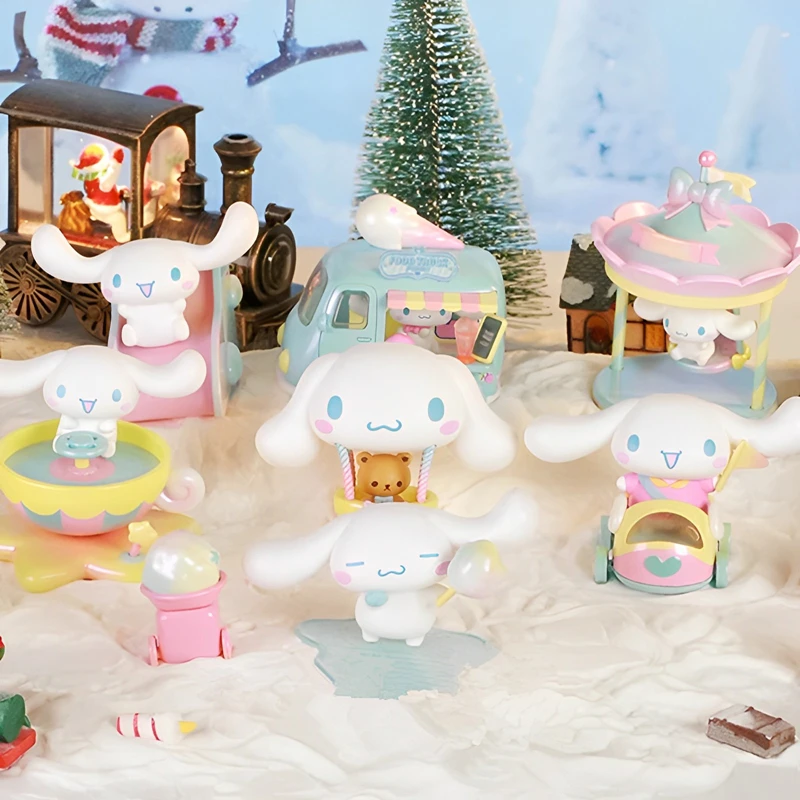 

Original Miniso Specify The Styles Kawaii Sweet Paradise Series Sanrio Action Figure Toys Dolls Cinnamoroll Gifts for Kids Girls