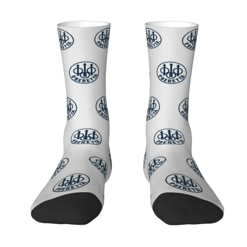 

Beretta Logo Military Style Men's Crew Socks Unisex Novelty Spring Summer Autumn Winter Dress Socks