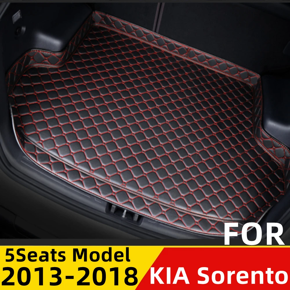 

Car Trunk Mat For KIA Sorento 5Seats 2013-2018 High Side Waterproof Rear Cargo Cover Carpet Pad AUTO Tail Accessories Boot Liner