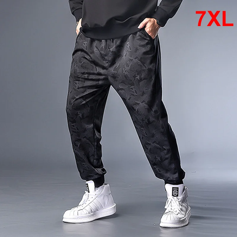 

Hip Hop Streetwear Printing Pant Men Oversize Cargo Pants Sweatpants Male Jogger Trousers Plus Szie 6XL 7XL HX415