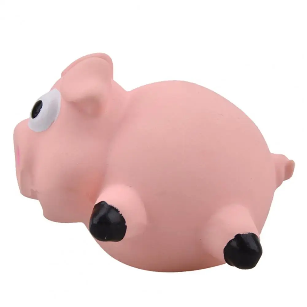 

High-quality Dog Toys Dog Toys for Biting Playing Dental Health Care Pig Design Emulsion Dog Toys Bite-resistant for Small