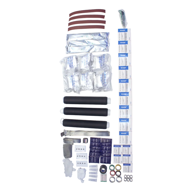 

JLS-10/3.3 11kv black custom rubbercold shrink cable joints cable protective connectors kit cold shrink intermediate