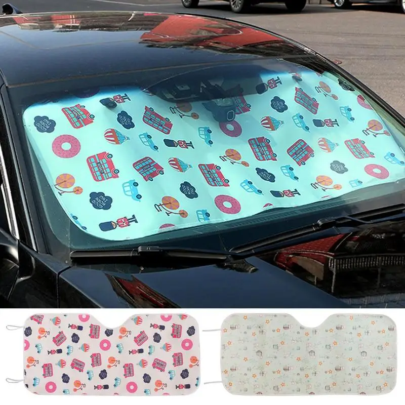 

Car Windshield Sun Shade Auto UV Protect Curtain Window Sunshade Mesh Sunvisor Protection Heat Insulation Automobile Accessories