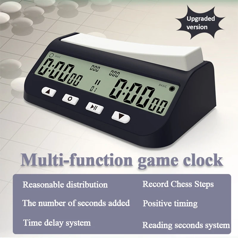 Цифровой шахматный таймер Многофункциональные цифровые часы с точным отсчетом и