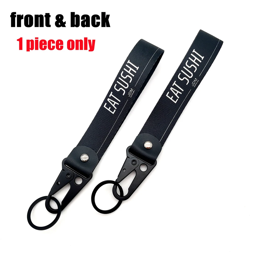 

JDM Брелок «гоночный автомобиль», Нейлоновый, в японском стиле, брелок для автомобильного ключа, стальной пружинный зажим, брелок для ключей Starp для Hokkaido