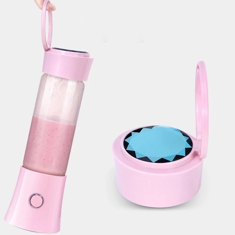 Портативная быстросоковыжималка для фруктов с USB-зарядкой 480 мл