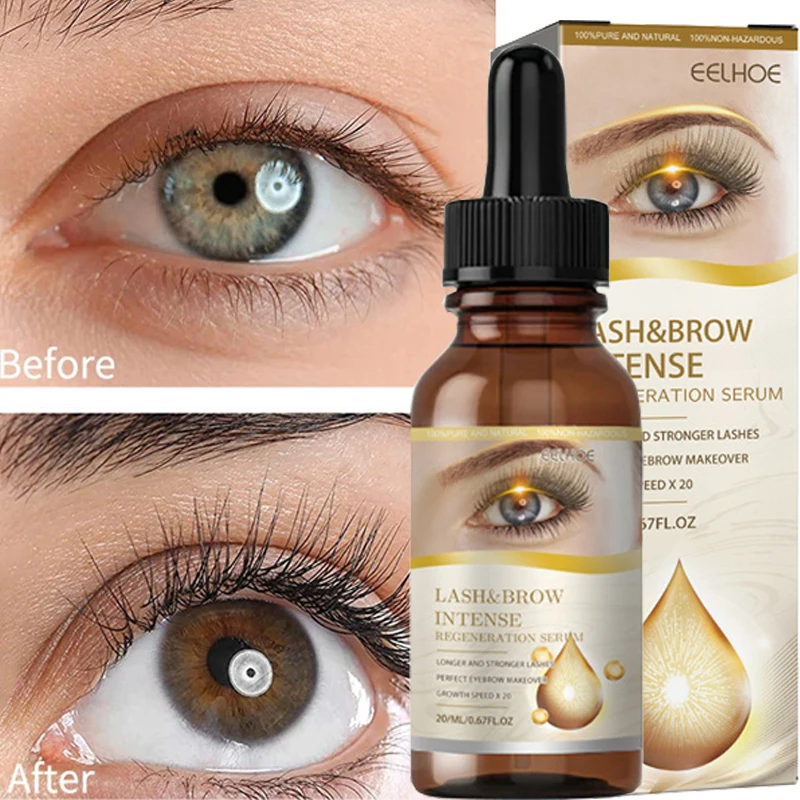 

Eyelash Fast Growth Serum Longer Fuller Thicker Eyelashes Eyebrows Lengthening Nourishing Essence Eyelash Care Beauty Health