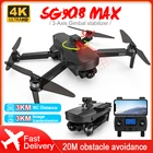 ZLL SG908 MAX Drone 4K Professional HD Camera Drone с 2.4G WiFi Gimbal 3-Axis Gimbal Избегание препятствий Dron RC Расстояние полета 3 км
