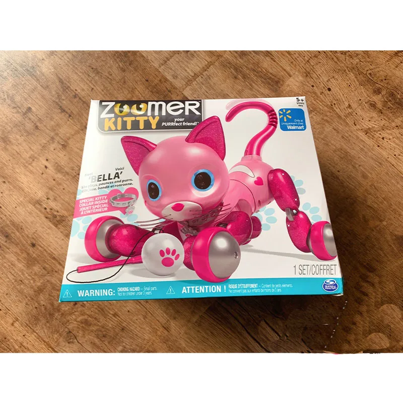 

Sakura Pink Limited Edition Robot Cat Animal Models Dolls Kid Gift Wacky Toy Intelligent Interactive