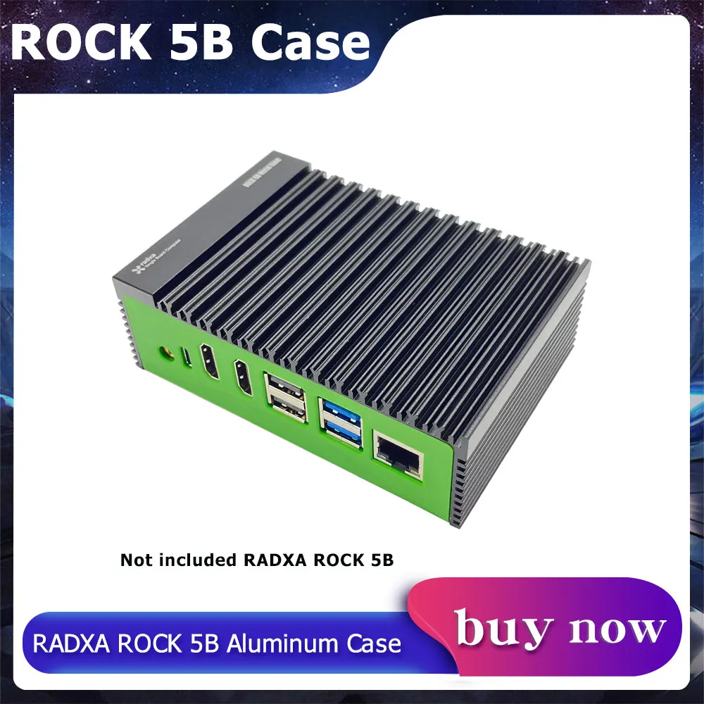 

RADXA ROCK 5B металлический корпус