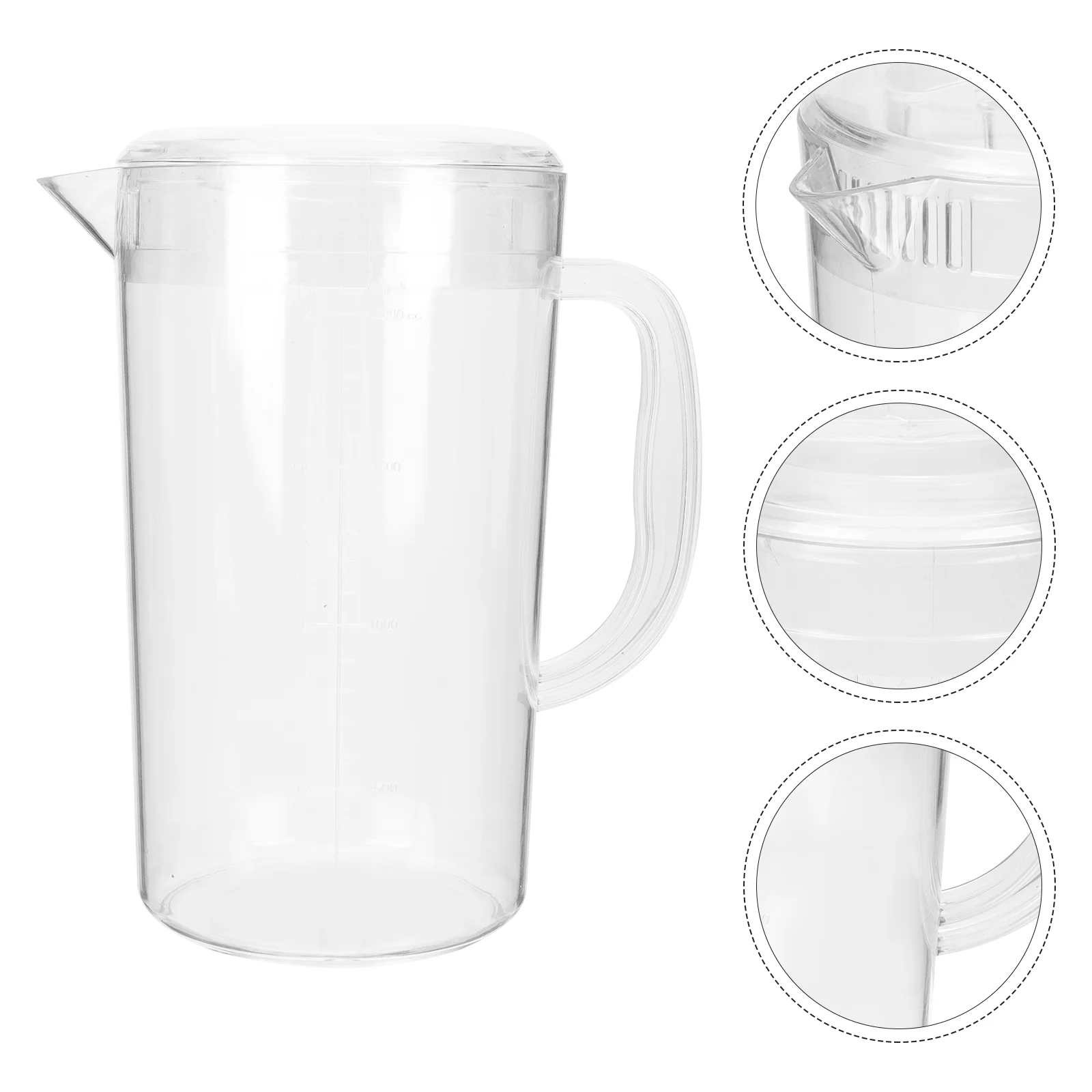 

Pitcher Waterjuice Pitchers Beverage Kettle Jug Tea Cold Lemonade Clear Jar Iced Acrylic Refrigerator Airtight Pot Beerkettles