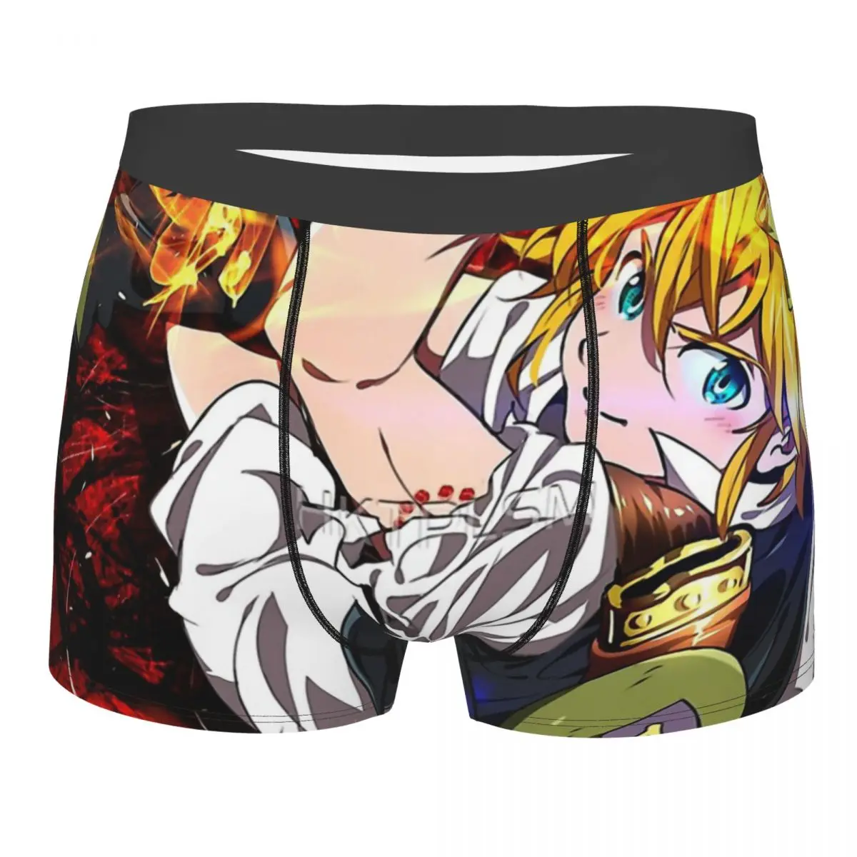 

Meliodas On Fire Seven Deadly Sins Underpants Breathbale Panties Men's Underwear Ventilate Shorts Boxer Briefs