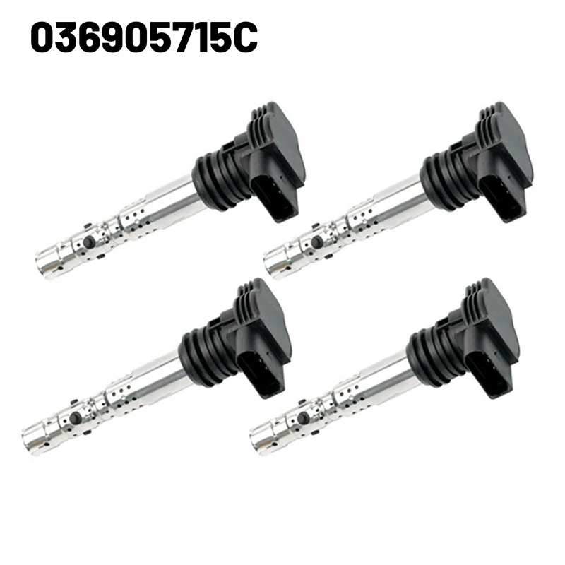 

Комплект высоковольтных катушек зажигания 06B905115L 4 шт. для A3 A4 A6 TT Volkswagen Beetle Golf Jetta Passat Toledo