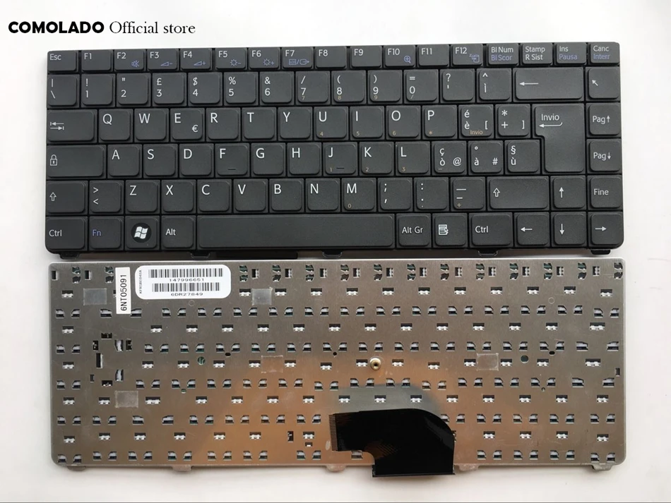 

Italian Keyboard For Sony VAIO VGN-C VGN-C1Z VGN-C2S VGN-C291NW PCG-6P1L PCG-6P2L PCG-6R1L PCG-6R1M PCG-6R3L Series IT Layout