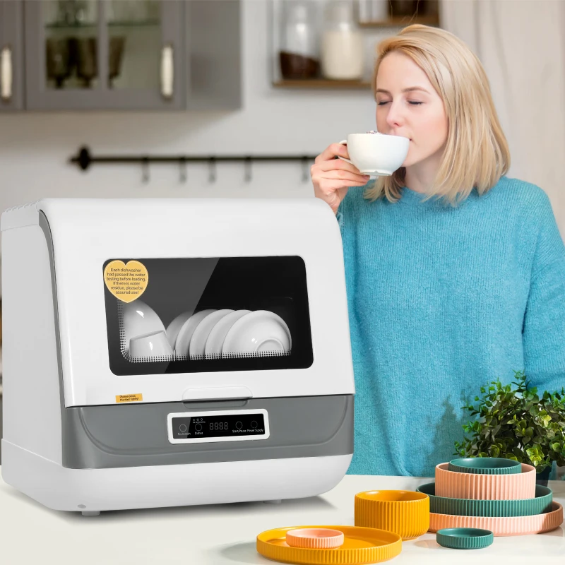 

Настольная мини-посудомоечная машина с термостерилизацией, 220 В