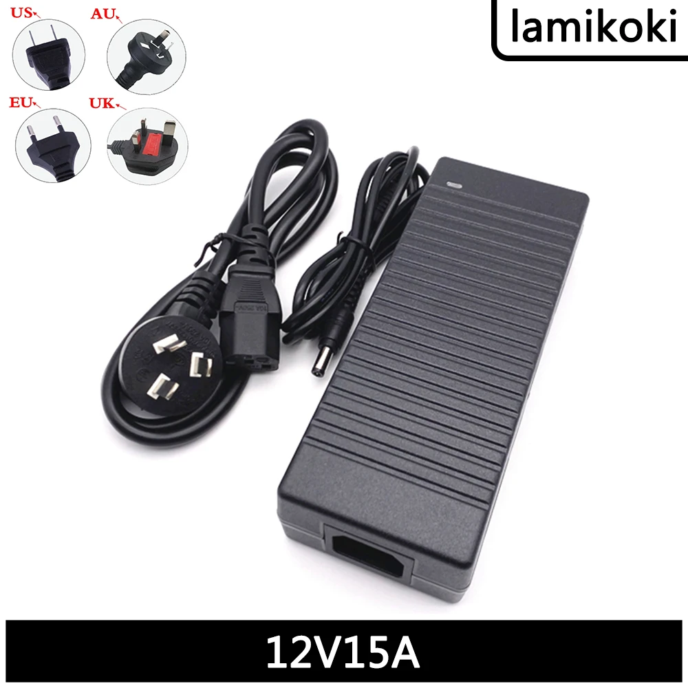 Адаптер питания для ноутбука, 12 В, 15 А