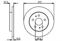 

986479432 для плоского зеркала с 10 тормозными дисками TERIOS 00 06 × 5