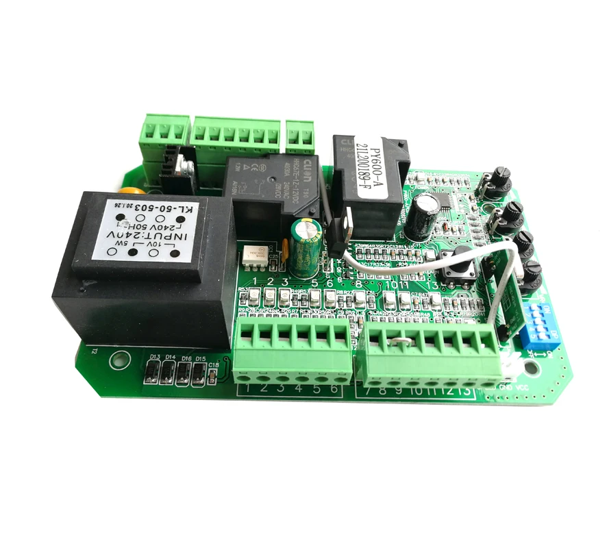 

sliding gate opener pcb circuit board controller card plate for PY600 SL600 Placa para Puertas Correderas Placa de control
