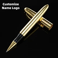 gold luxury metal ballpoint pen learning office supplies stationery gift hotel business advertising company customize name logo