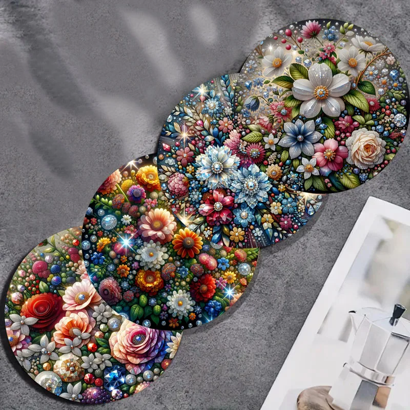 

Деревянные подставки под кружки, набор из 4 штук