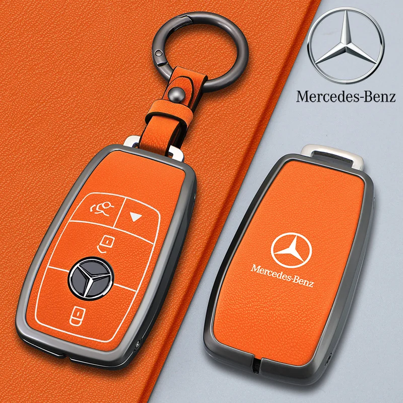 Чехол для автомобильного ключа из сплава чехол Mercedes Benz A B C E G Class C200 GLK C300 E350 W205 E260L
