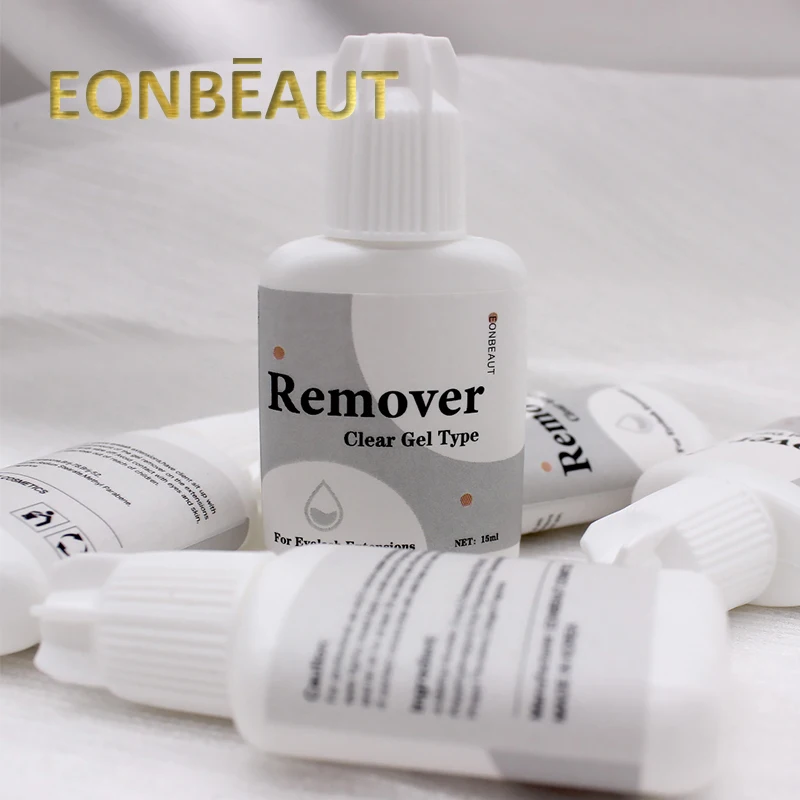 

2 Bottles EONBEAUT Eyelash Extensions Supplies Glue Clear Gel Remover 15ml Eyelash For Lava Lashes Makeup Tools