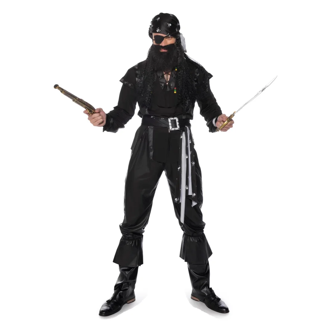 

Aldult пираты косплей костюм мужчины Пираты Карибского моря ролевые костюмы Хэллоуин Карнавал вечеринки костюмы