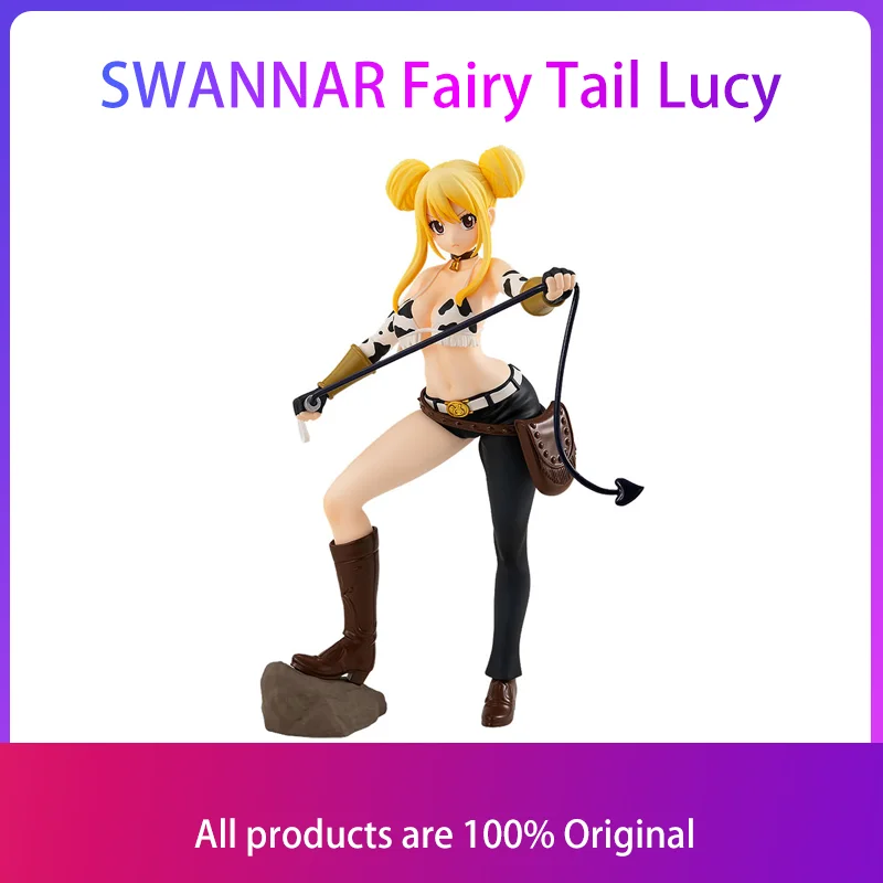 

In Stock Original Anime Fairy Tail Lucy Taurus Aquarius PVC Action Figure Collection Model Toys For Birthday Gift