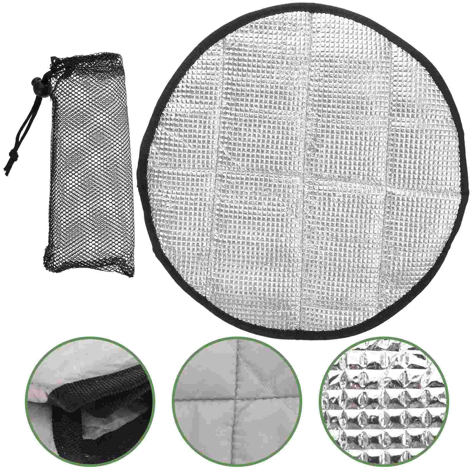 

1 Set Picnic Round Portable Picnic Mat Round Cushion Pad Folding Mat Children Crawling Mat for Hiking Outdoor