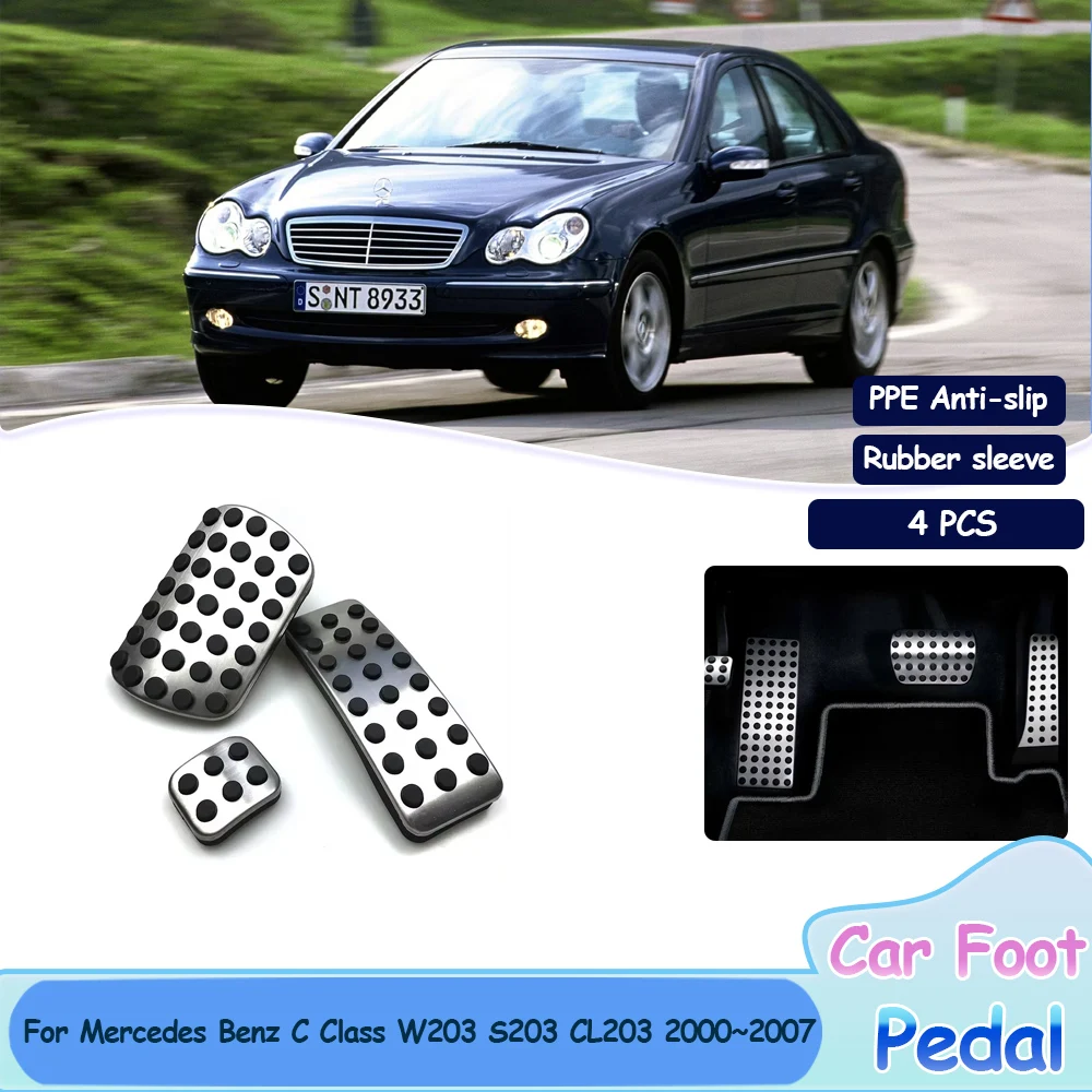 Аксессуары для Mercedes Benz C Class W203 S203 CL203 2000 ~ 2007 ножные педали топливные тормоза