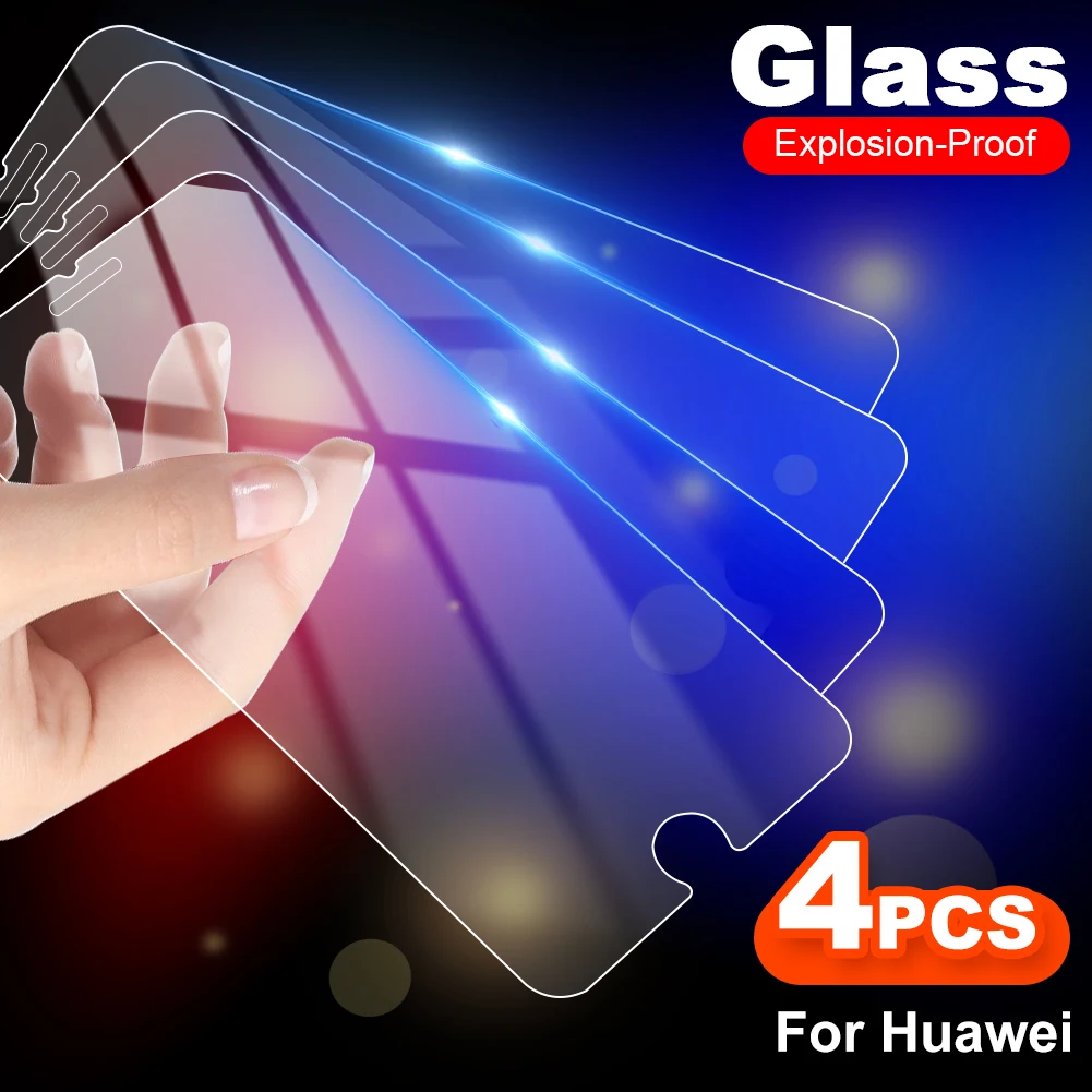 

2/3/4 Pcs Protective Glass for Honor 8 8x 9X Lite 9A 9C 30i 20i 10i Screen Protector for Honor 30 20 Pro 10 Lite 10i V30 V20 V10