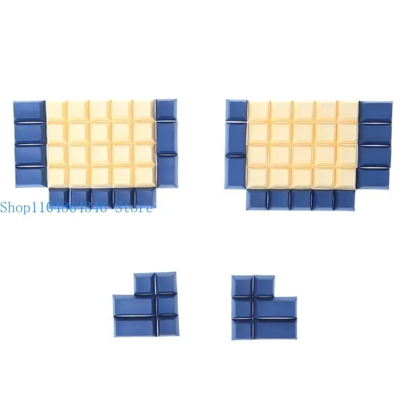 Фото 652F 76 клавиш PBT Keycap Профиль DSA без гравировки для крышки клавиатуры для переключателя Ergodox MX №2