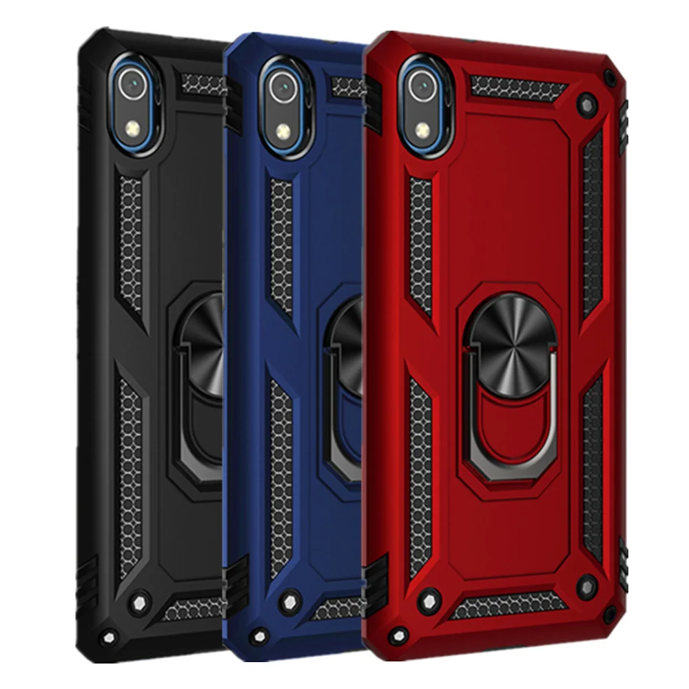 

Redmi 7A For Xiaomi Redmi 7A Case Luxury Armor Magentic Silicone Case for Xiaomi Redmi 7 Pro 7 A Silicone Car Holder Ring Case