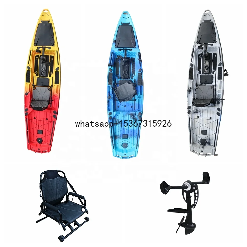 Рыболовный каяк Vicking 13 футов с педальным приводом оптовая продажа на одного