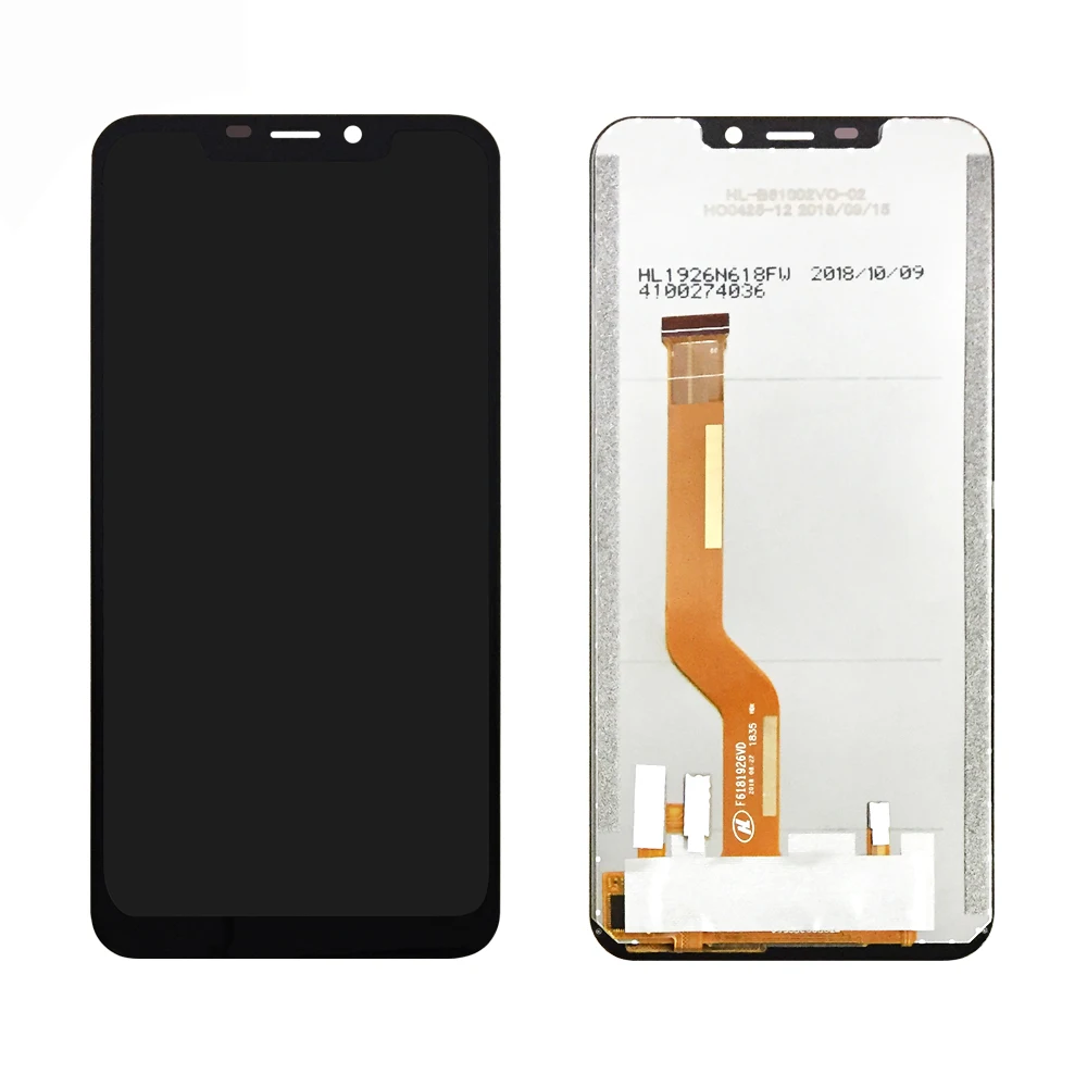 

Черный 6,18 ''для Oukitel C12 Pro ЖК-дисплей + Фотоэлементы запасные части