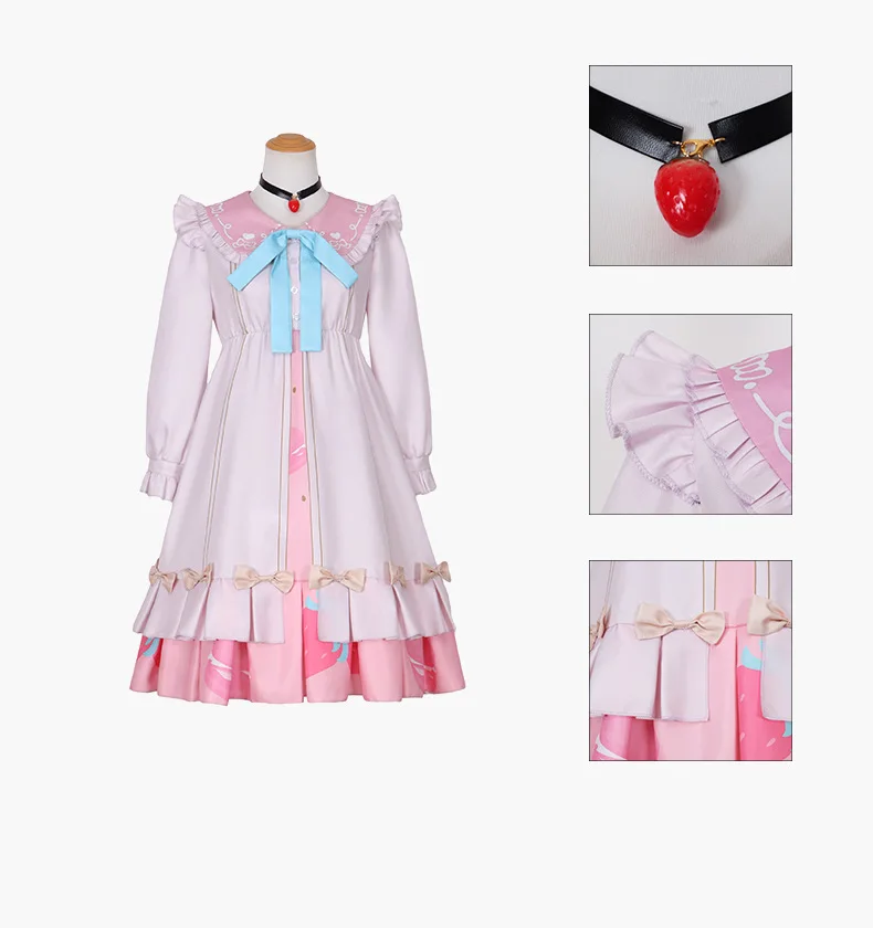 Фото Новое поступление проекта Sekai Colorful Stage Shizuku Cos Otori Emu Momoi Airi Косплей Костюм Униформа Платье Костюм для ролевых игр Необычные №5