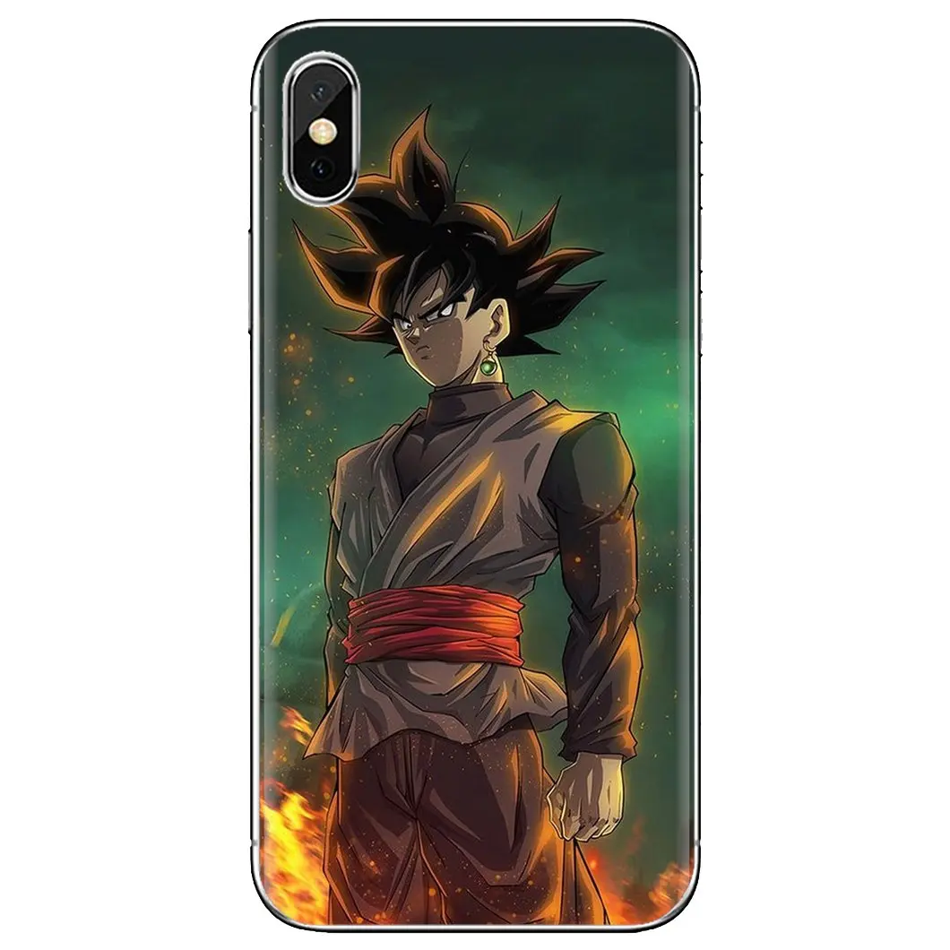 Чехлы для Xiaomi Redmi Note 10 10s 3S 4 4X 5 6 6A 7 8 8T 7A 9 9T 9s 9C 9A Pro Black Goku Dragon Ball Super Saiyajin |