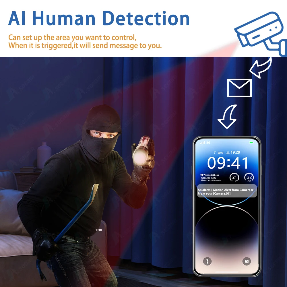 4k 8MP Ultra HD POE NVR Видеорегистратор H.265 Для 48 В Обнаружение лиц IP-камера Система